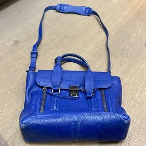 Large blue 3.1 Philip Lim crossbody handbag